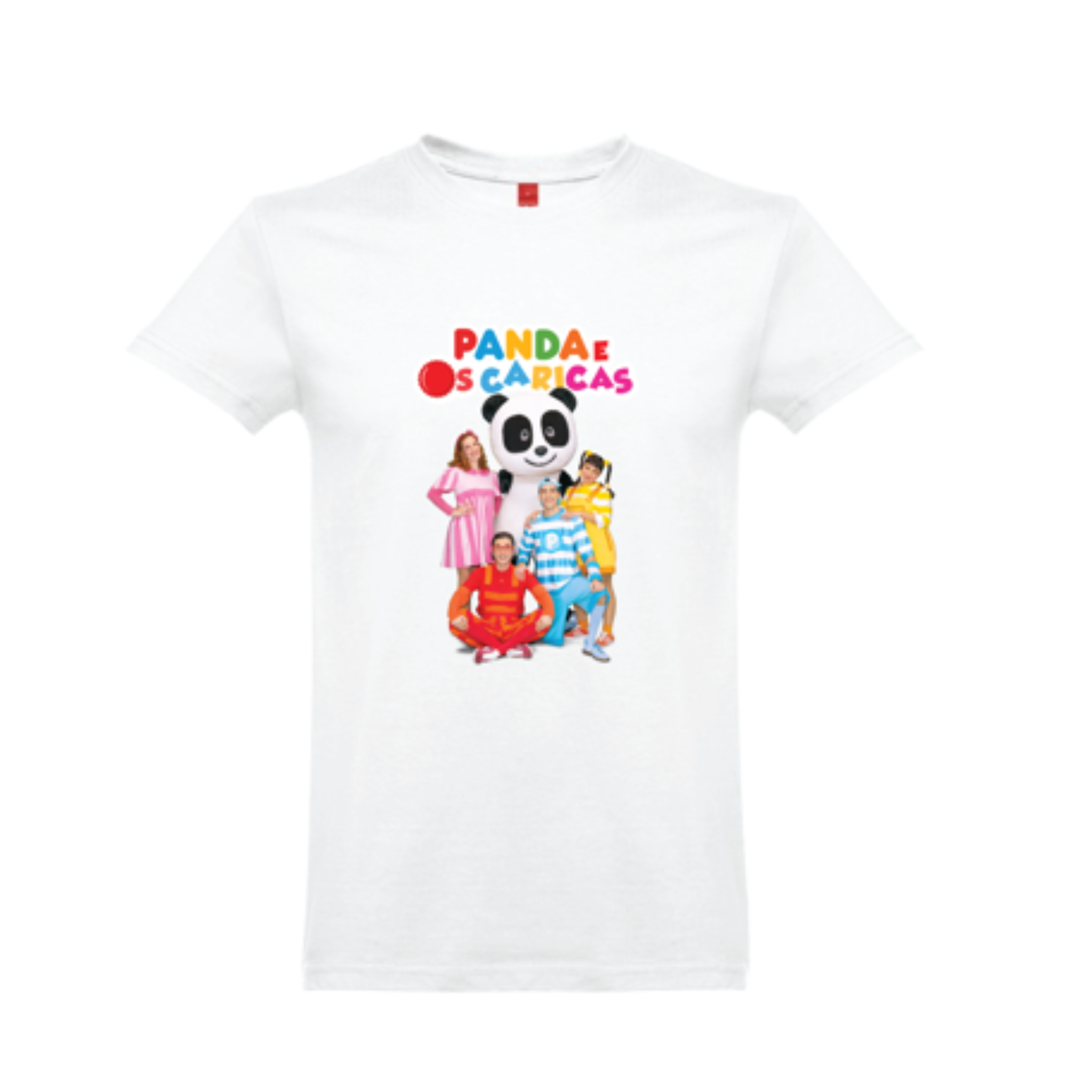 Panda e os Caricas - T-Shirt Branca Criança 2025