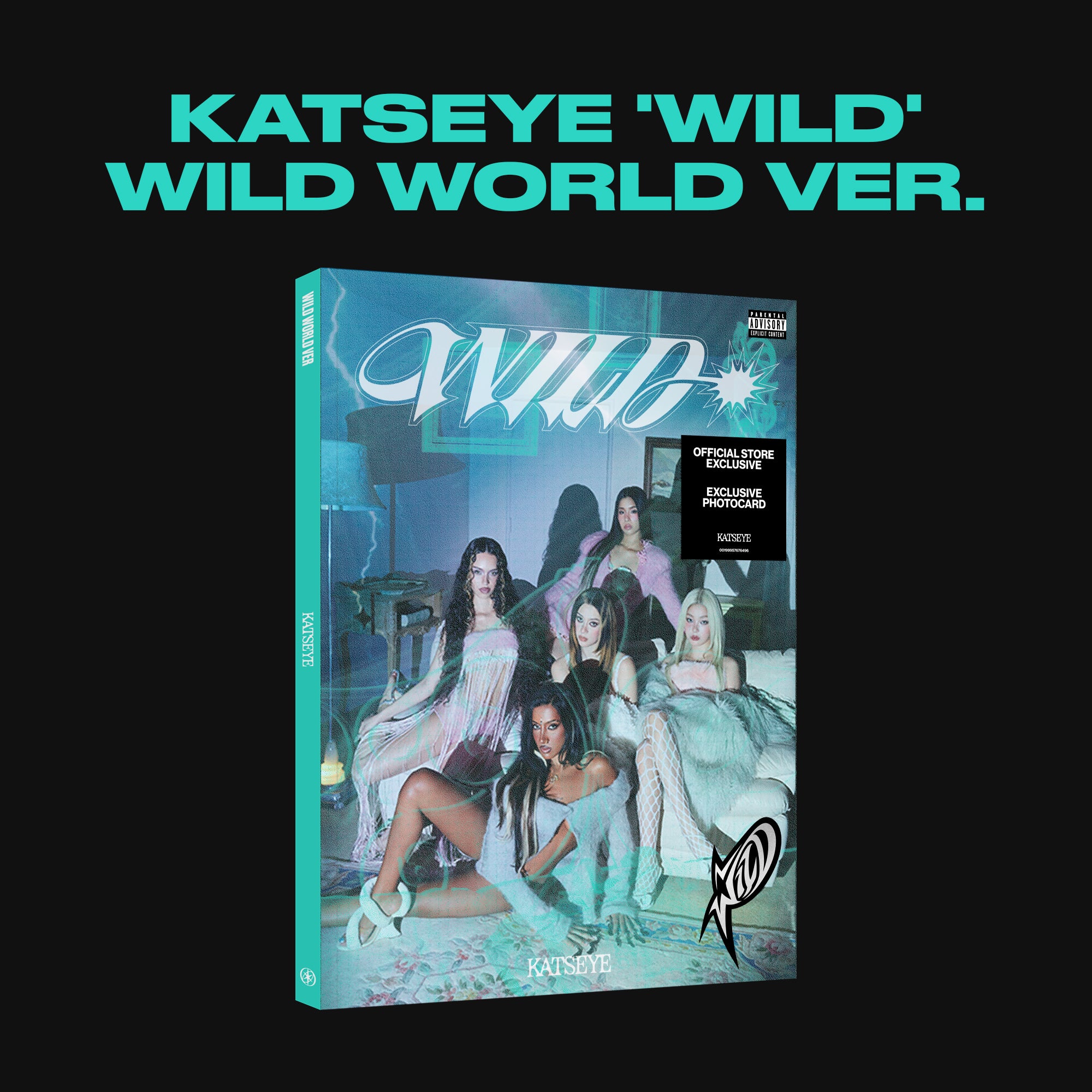Katseye - WILD (Wild World Ver.)  EP3 - CD (Edição Exclusiva)