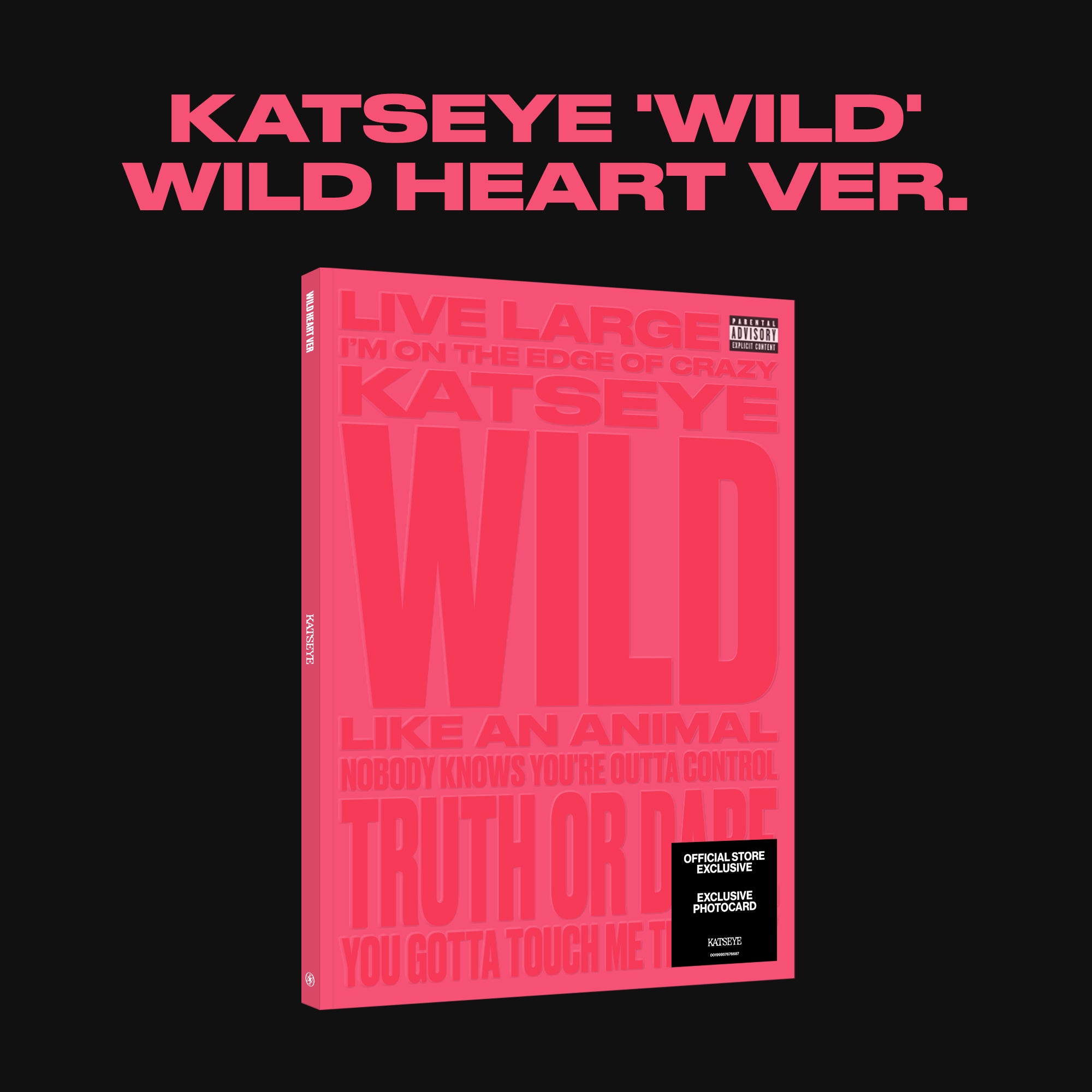 PRÉ-VENDA - Katseye - WILD (Wild World Ver.) EP3 - CD (Edição Exclusiva)