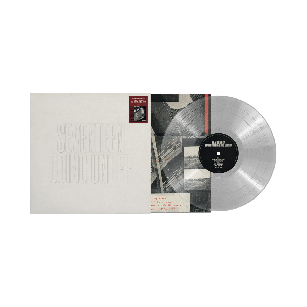Pré-Venda Sam Fender - Seventeen Going Under - Edição de 5º Aniversário 2LP Crystal Clear