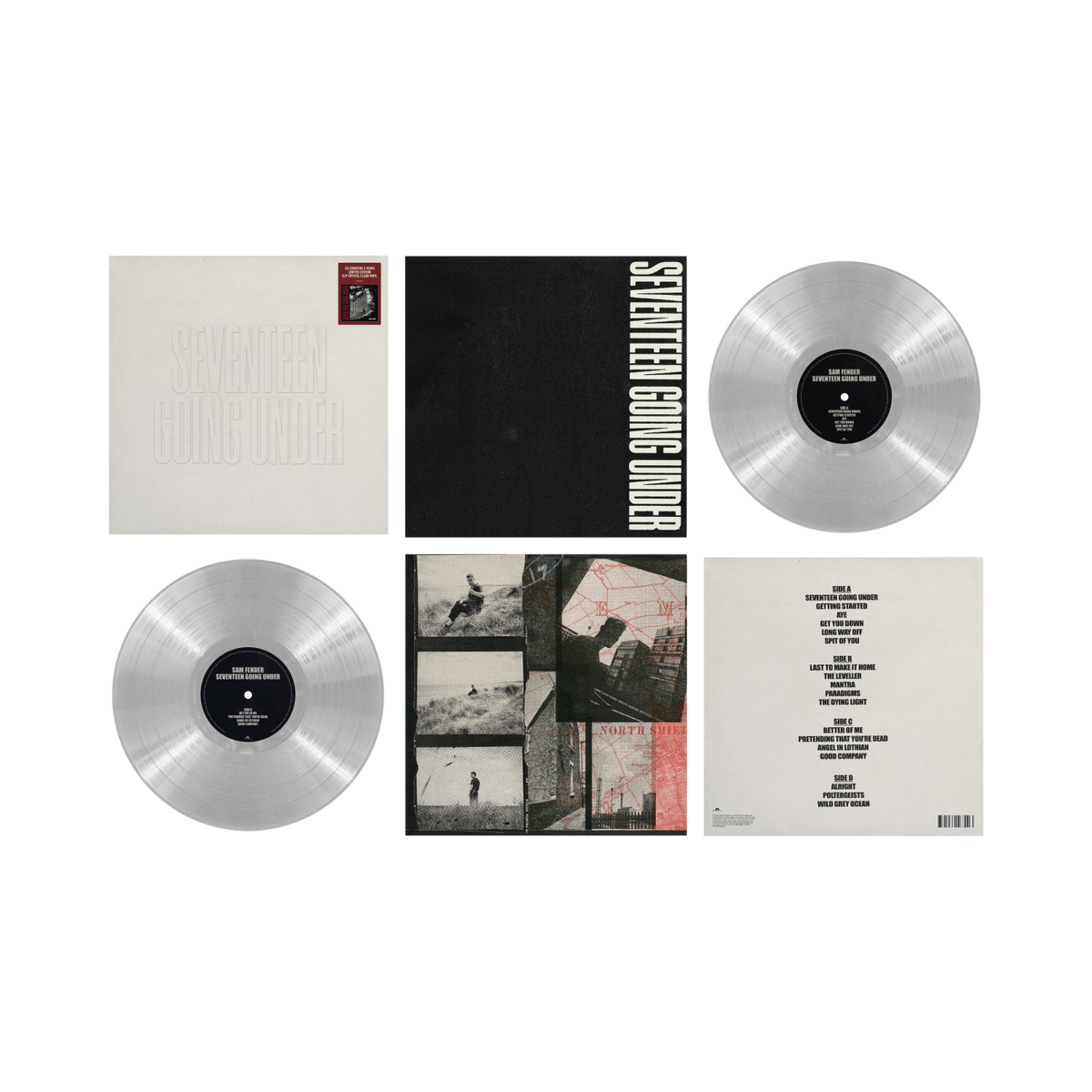 Pré-Venda Sam Fender - Seventeen Going Under - Edição de 5º Aniversário 2LP Crystal Clear