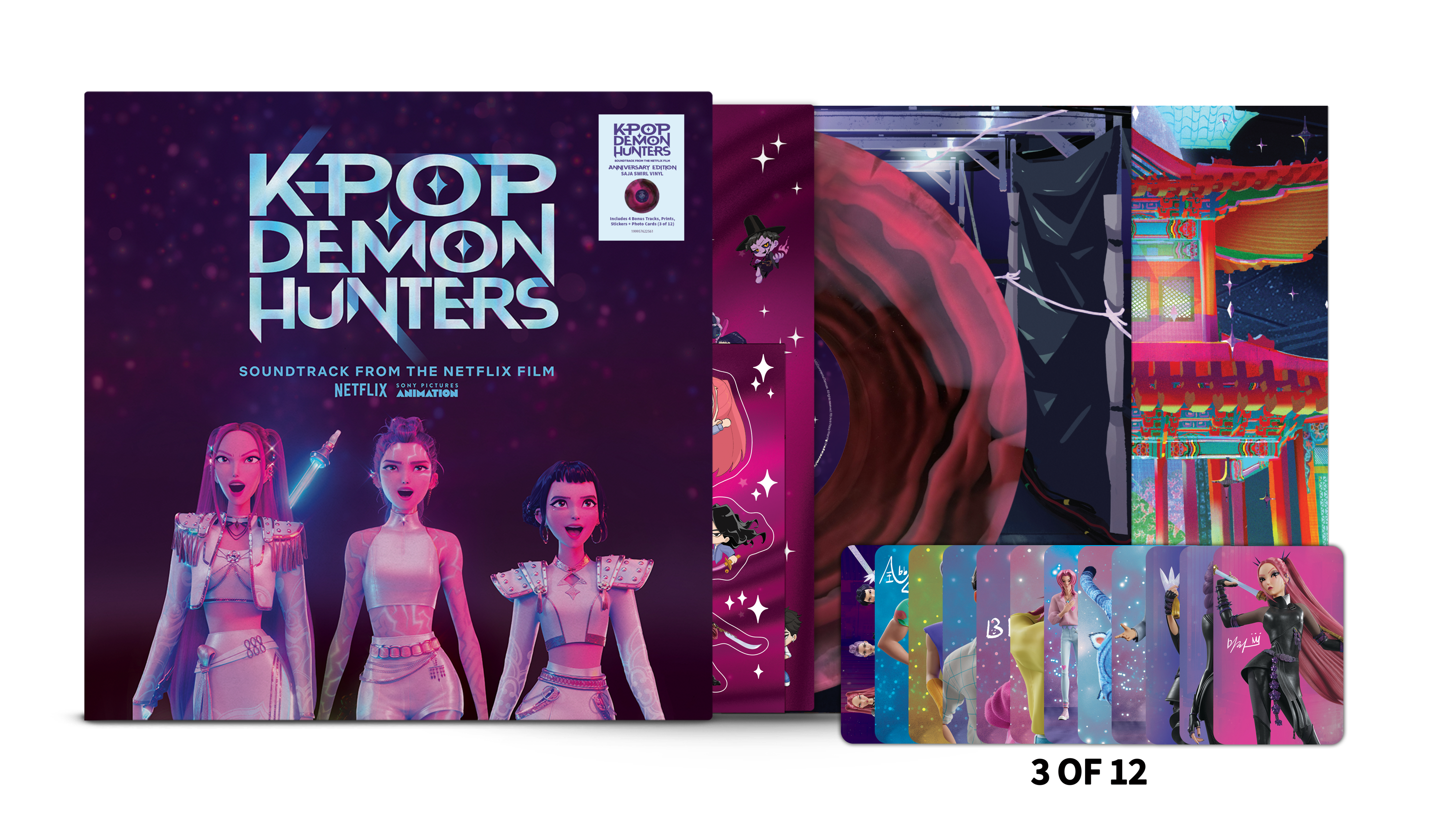 PRÉ-VENDA KPop Demon Hunters - KPop Demon Hunters (Soundtrack from the Netflix Film) Anniversary LP