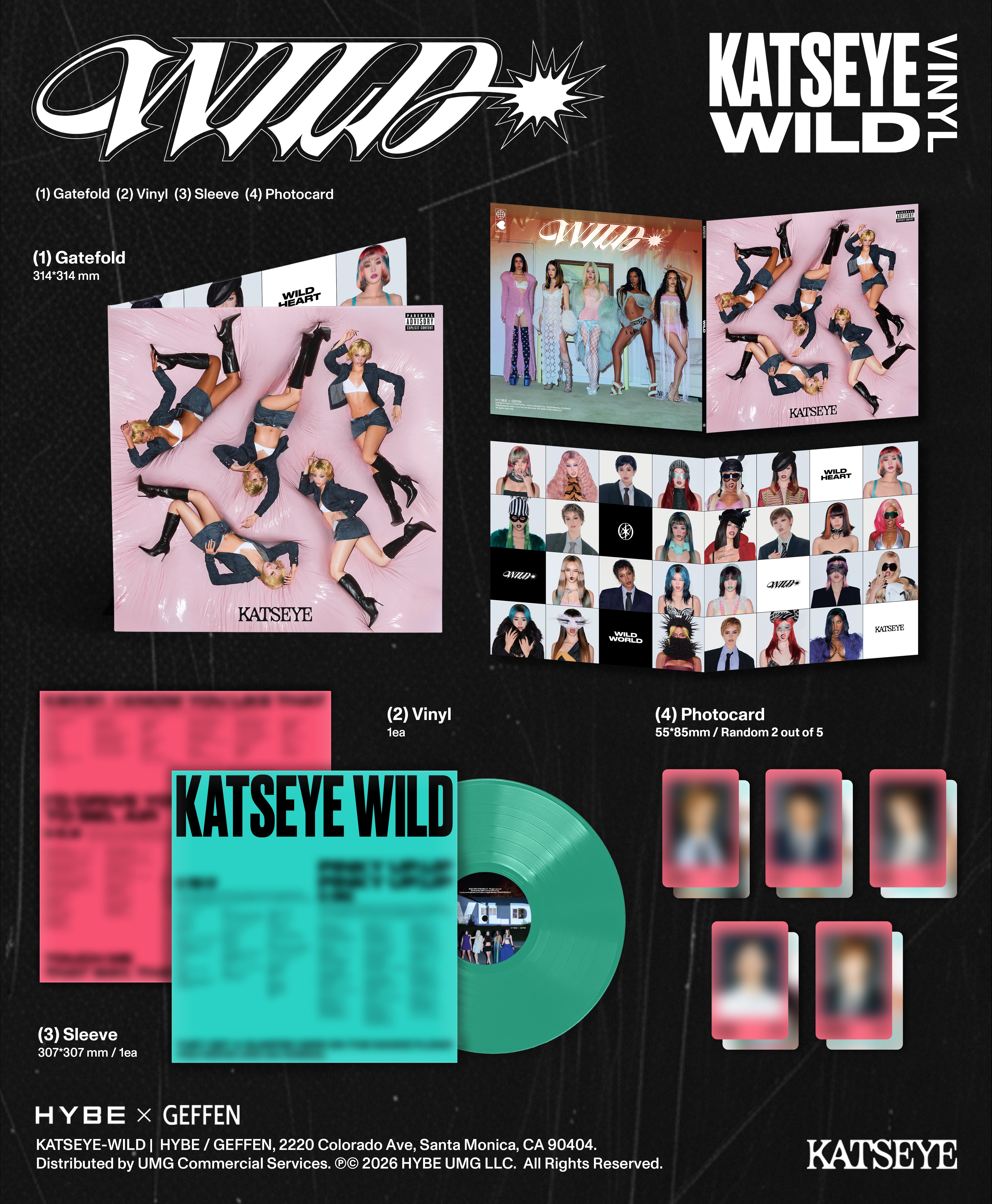 KATSEYE - WILD - LP Precious Jade