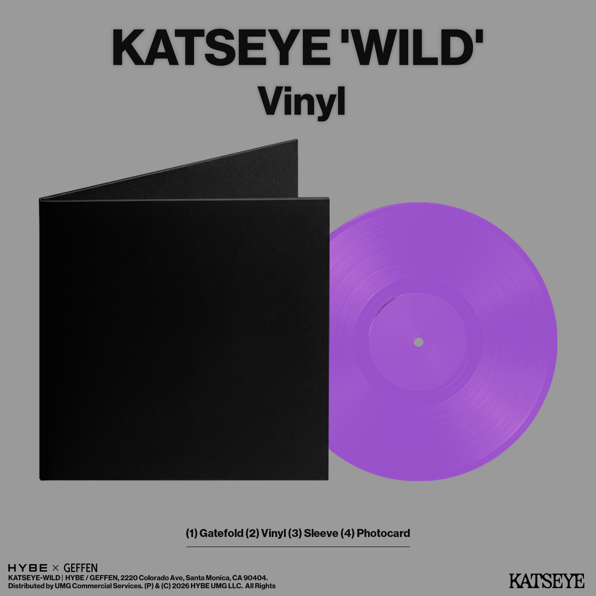 PRÉ-VENDA - Katseye - WILD - EP3 - LP (Edição Exclusiva)