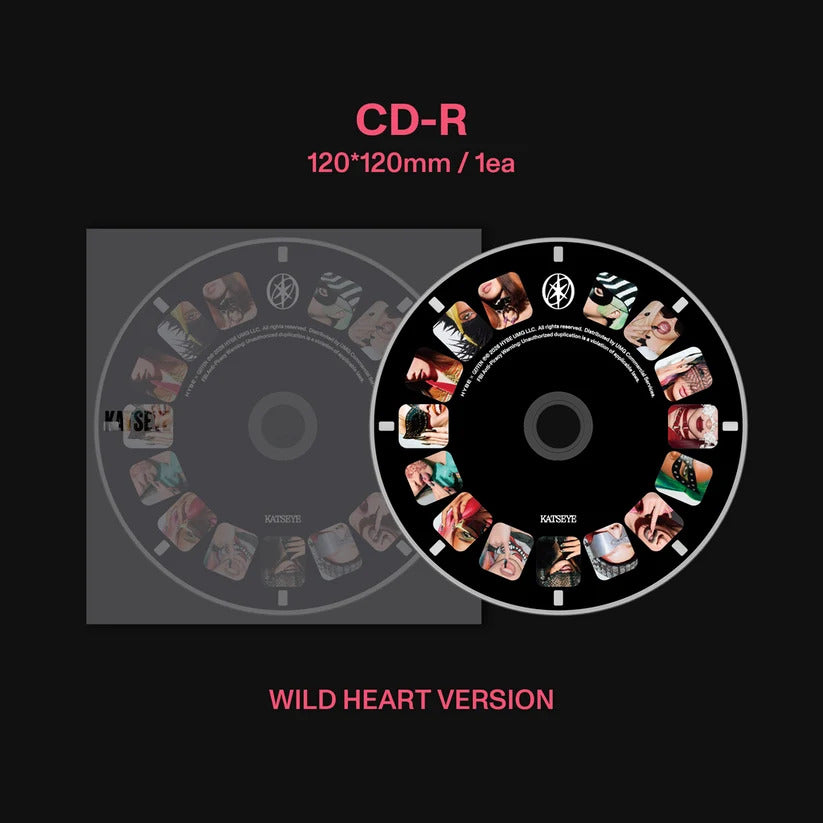 Katseye - WILD (Wild Heart Ver.) EP3  - CD