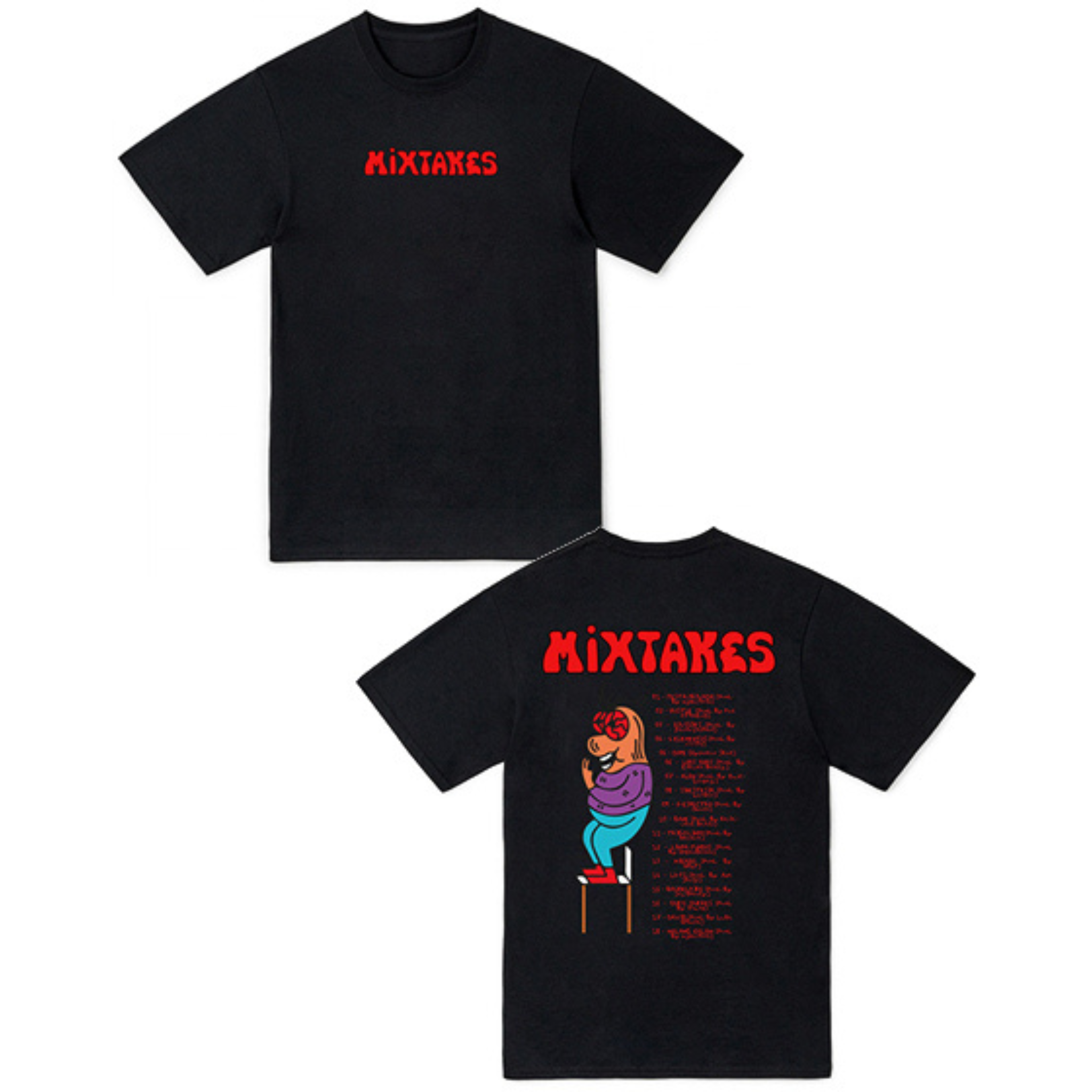 ProfJam - T-Shirt Mixtakes Preta