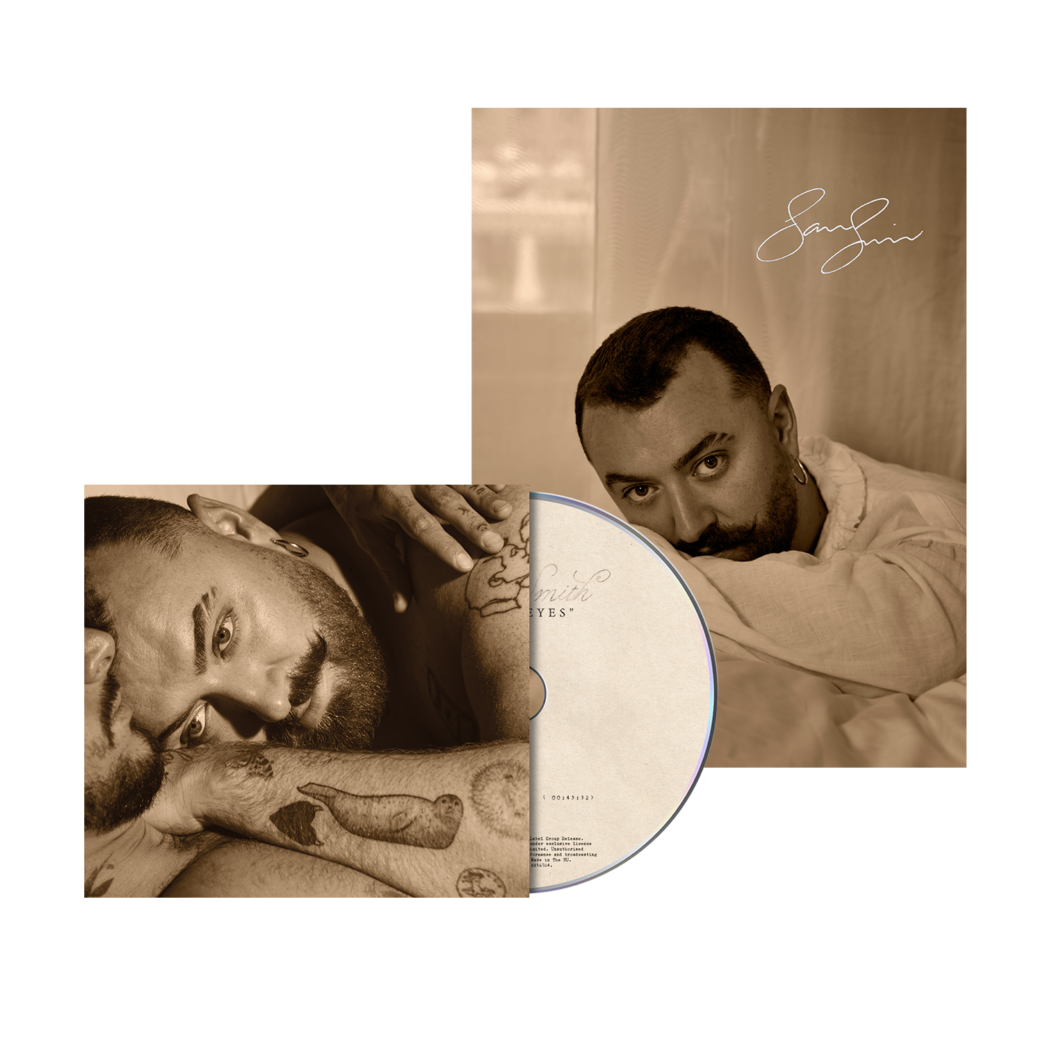 PRÉ-VENDA Sam Smith - Hazel Eyes - CD com Cartão Assinado