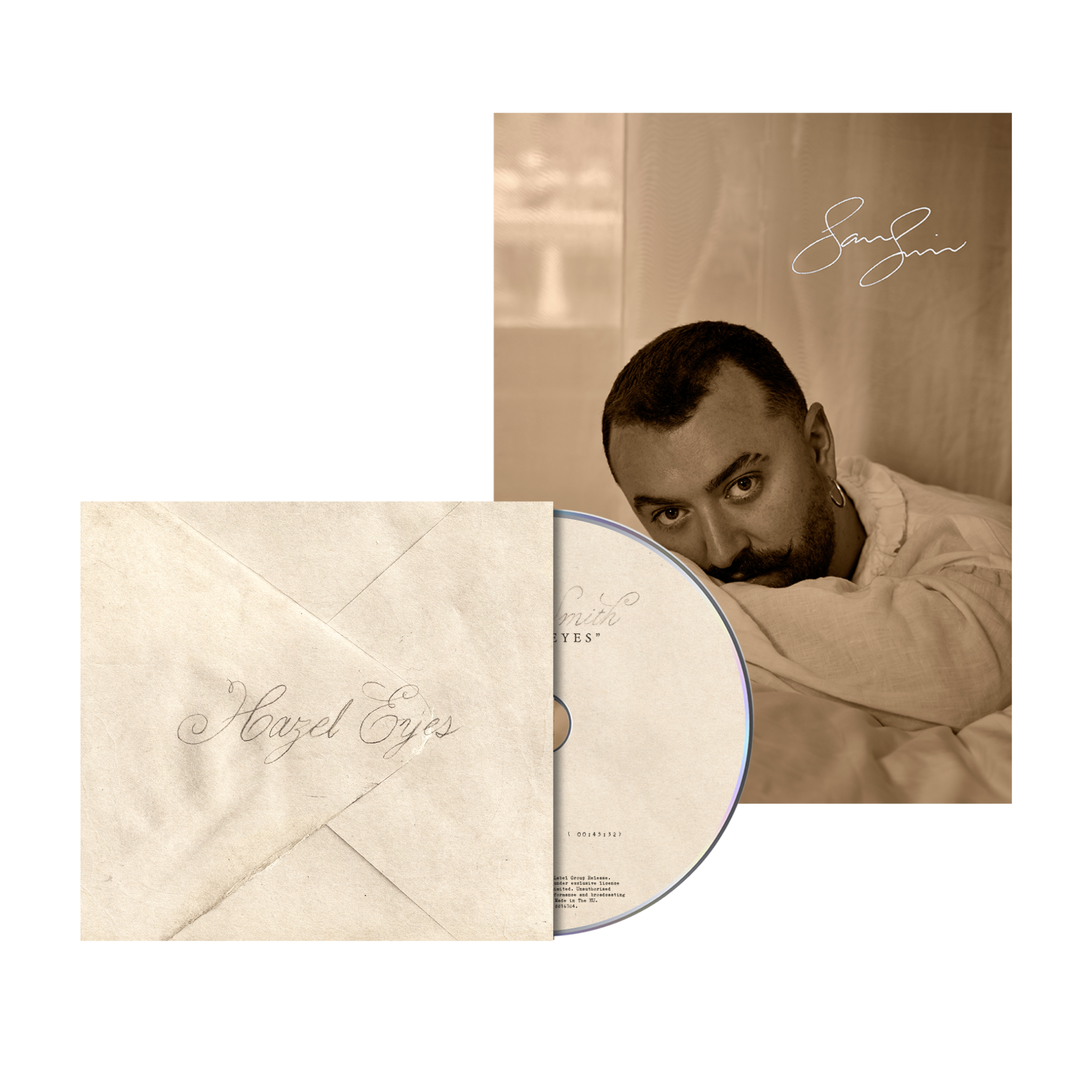 PRÉ-VENDA Sam Smith - Hazel Eyes - CD Exclusivo + Cartão Assinado