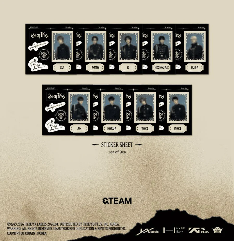 &TEAM - 3rd EP ‘We On Fire’ (Standard ver.) - CD