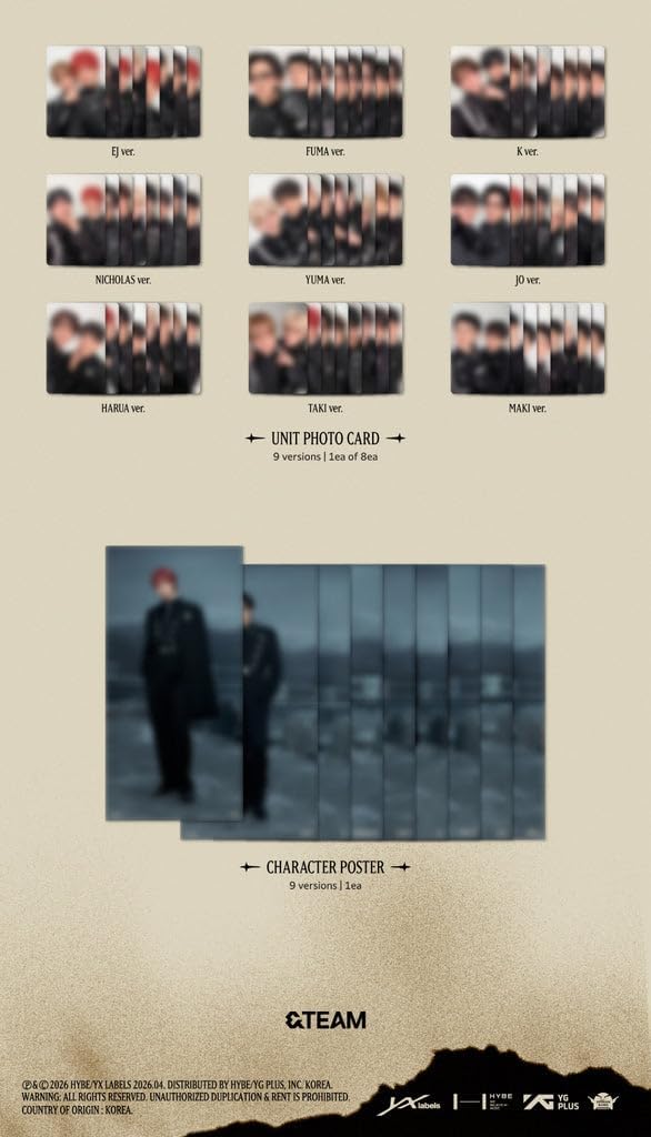 &TEAM - 3rd EP ‘We On Fire’ (Solo ver.) - CD
