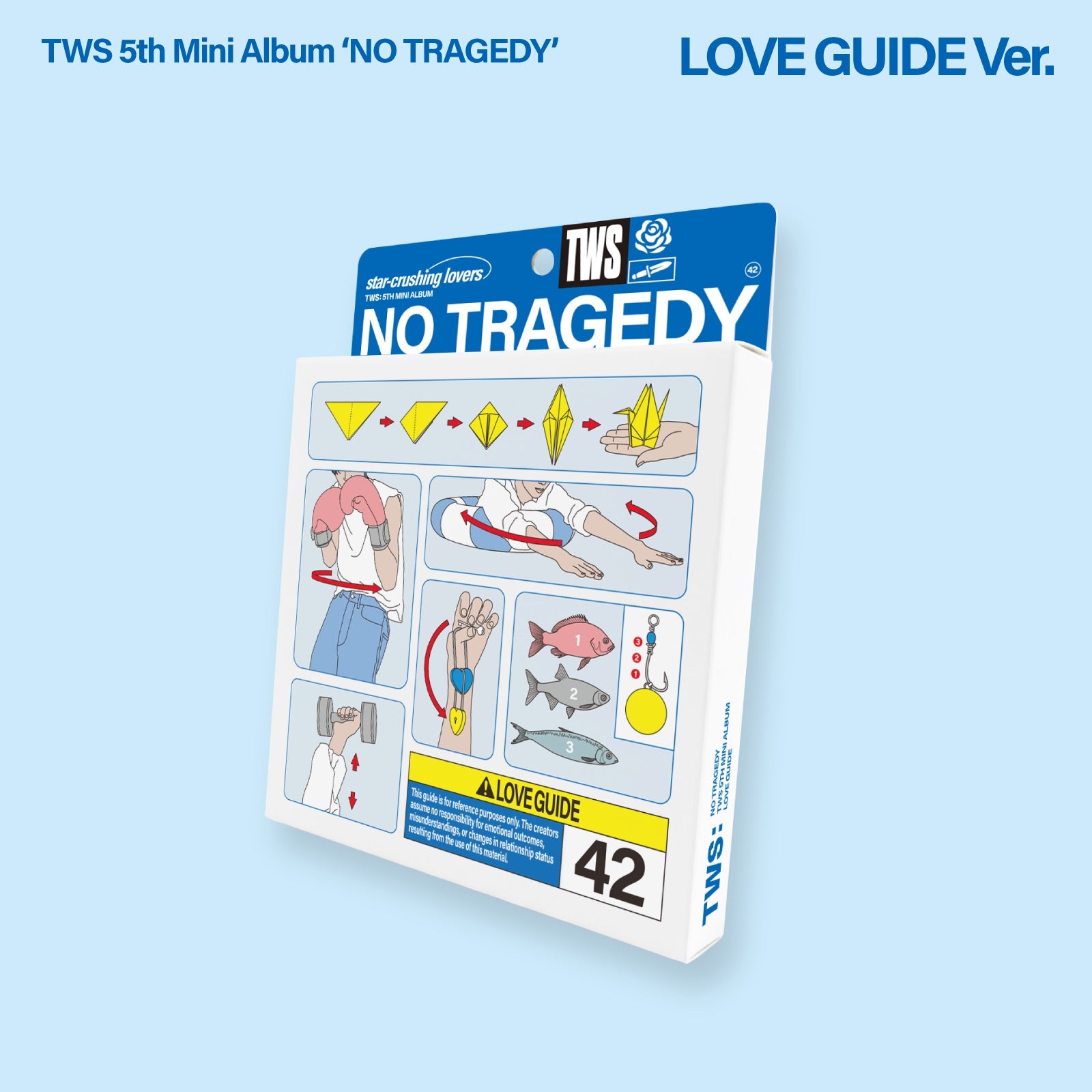 TWS  - TWS 5th Mini Album 'NO TRAGEDY' - CD LOVE GUIDE ver.