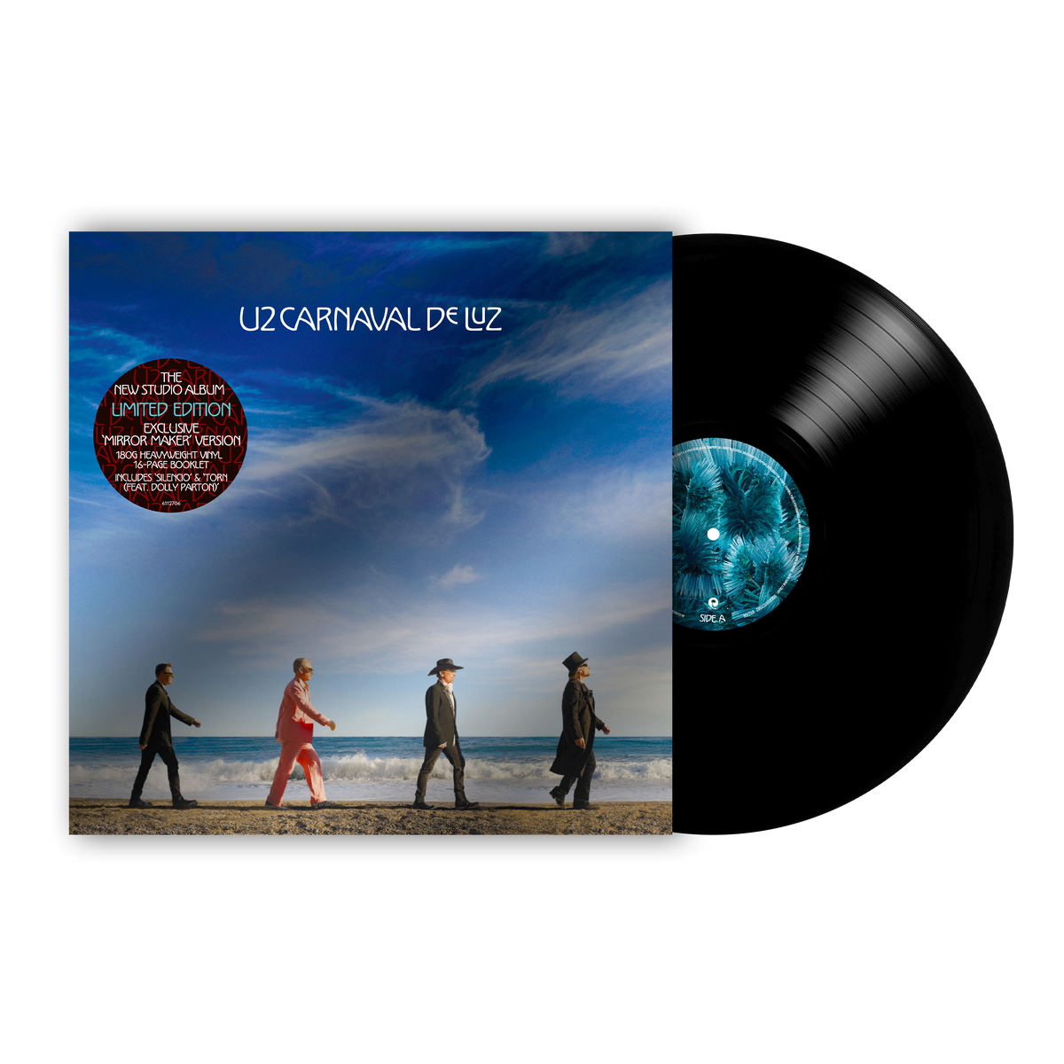 Pré-Venda U2 - Carnaval de Luz - LP Exclusivo 180 gr "Mirror Maker"