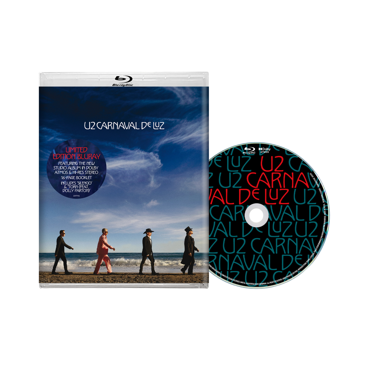 Pré-Venda U2 - Carnaval De Luz - Edição Limitada Blu-ray