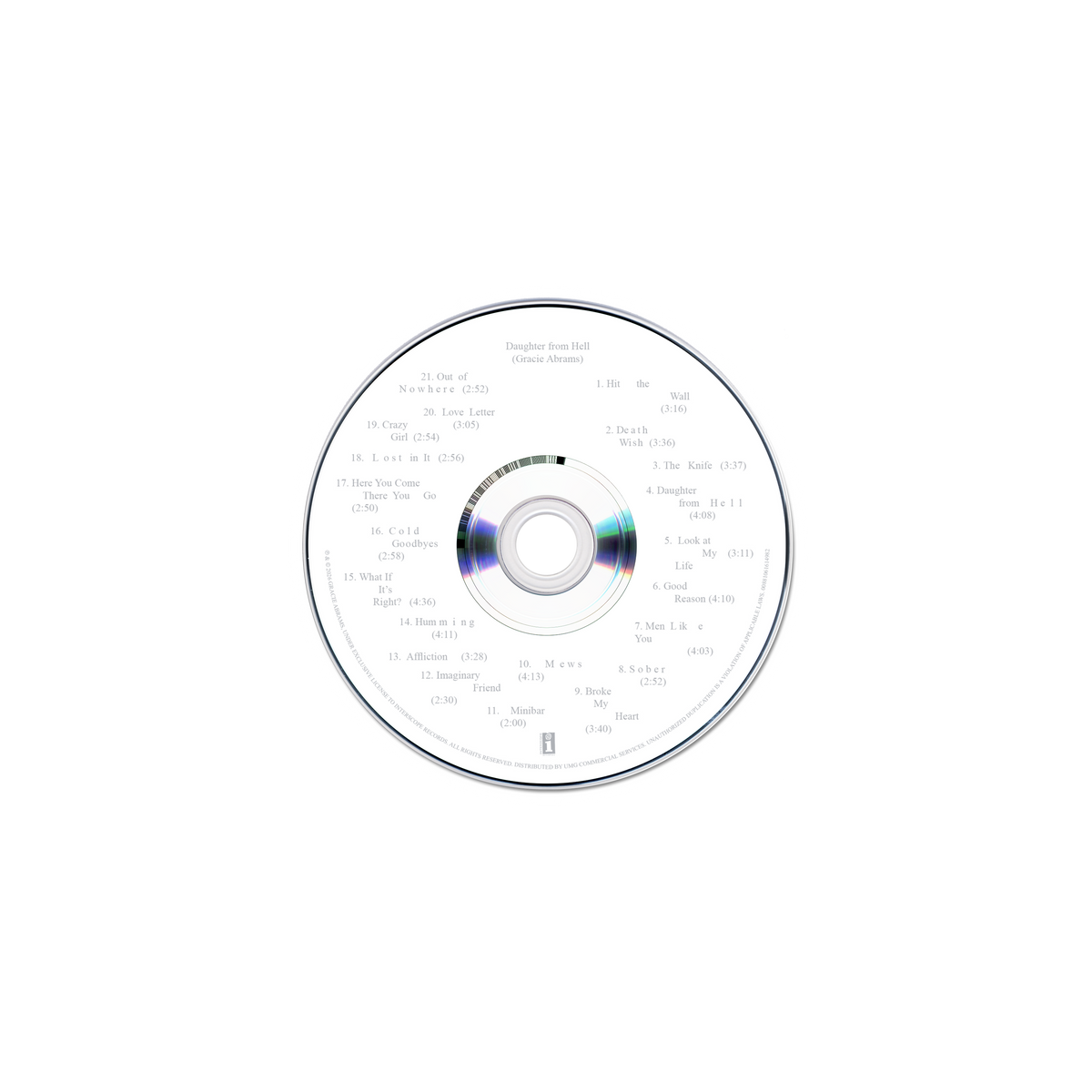 Pré-Venda Gracie Abrams - Daughter from Hell (Deluxe) - CD