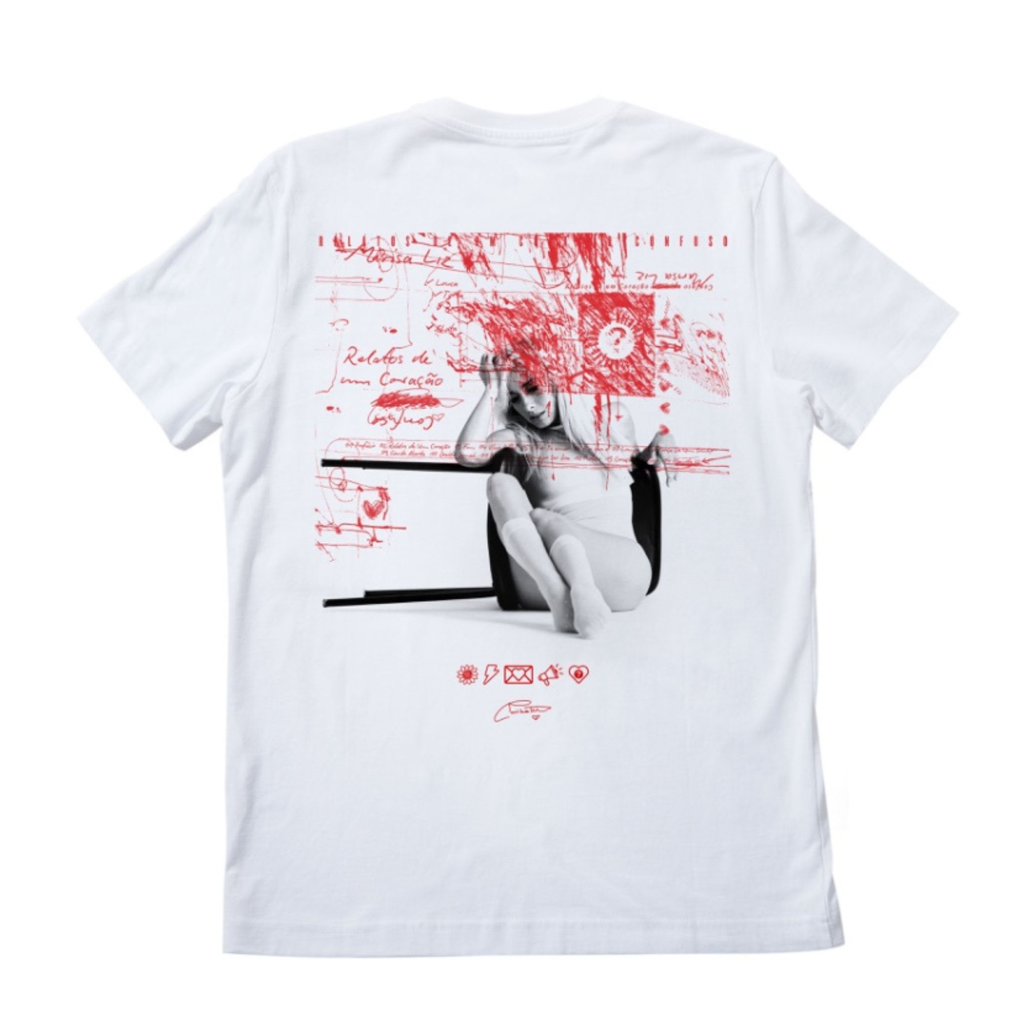 Marisa Liz - T-Shirt Relatos de um Coração Confuso