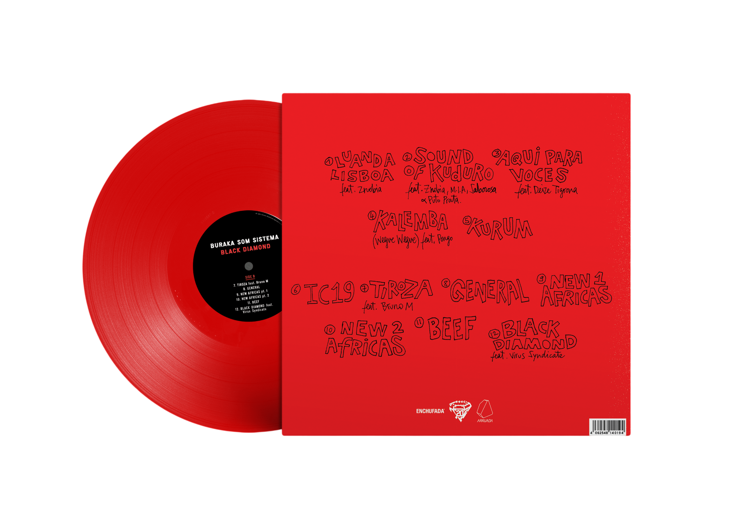 Pré-Venda Buraka Som Sistema - Black Diamond - LP