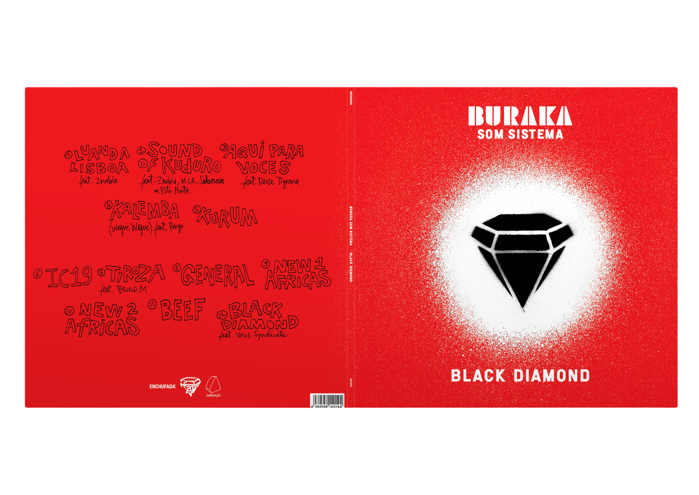 Pré-Venda Buraka Som Sistema - Black Diamond - LP