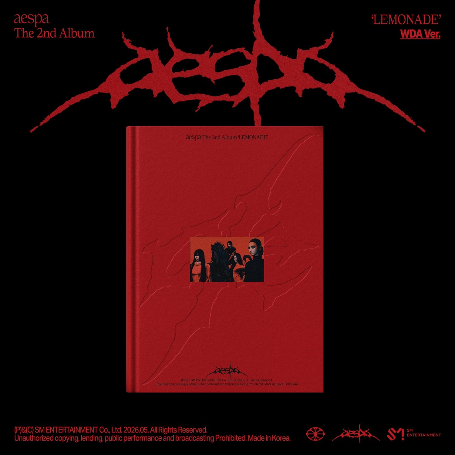 aespa - LEMONADE - The 2nd Album WDA Ver. - CD