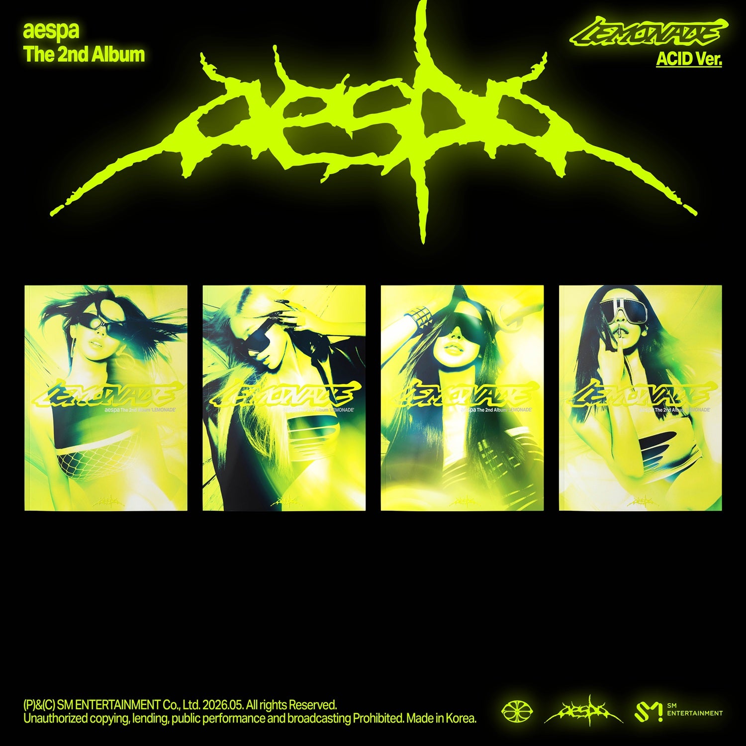 aespa - LEMONADE - The 2nd Album ACID Ver. - CD