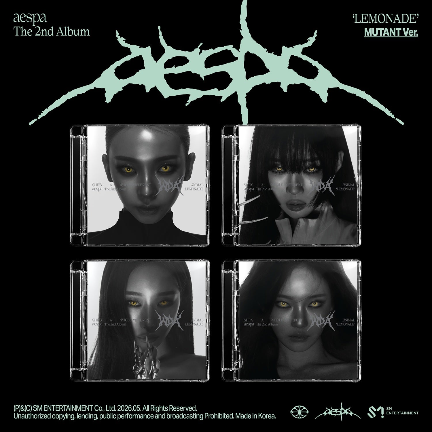 aespa - LEMONADE - The 2nd Album MUTANT Ver. - CD